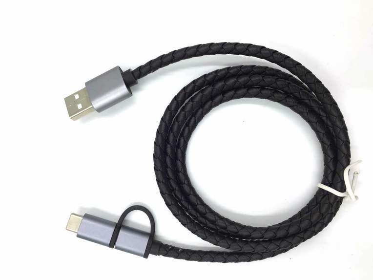 宏浩達(dá)二合一數(shù)據(jù)線，安卓micro USB/type-c兩用數(shù)據(jù)線