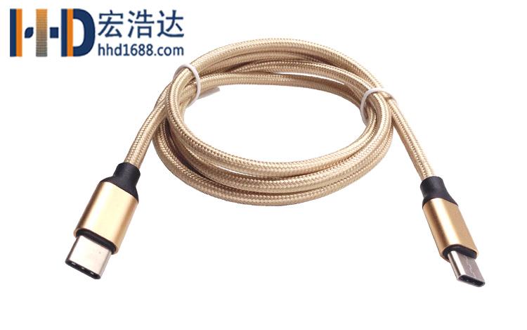 USB type-c to type-c數(shù)據(jù)線雙面插對(duì)充小米樂視快速充電線廠家直銷